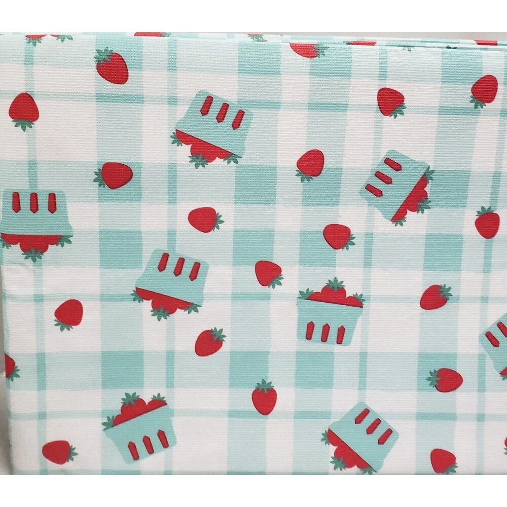 Printed Kitchen Vinyl Tablecloth,52